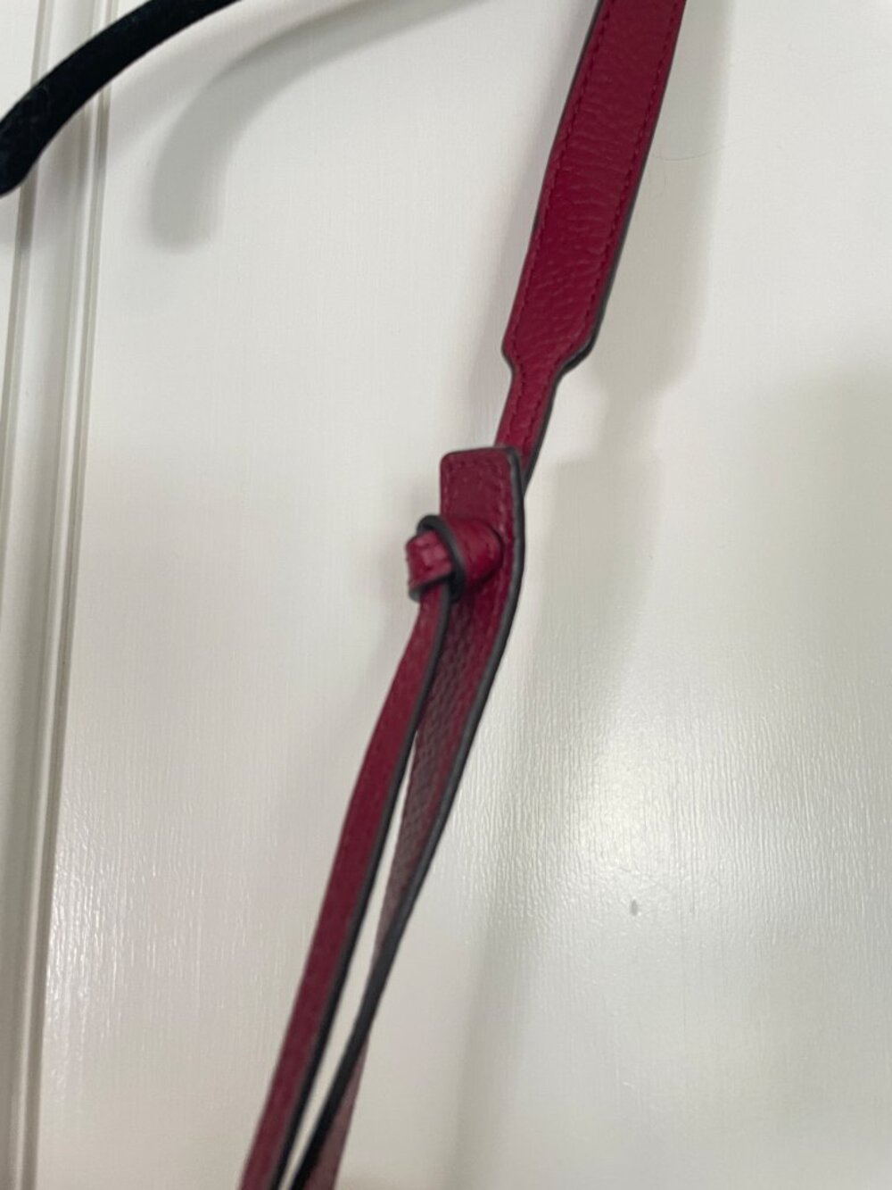 Michael Kors Oxblood Leather Junie Messenger Crossbody Slouchy Bag - Picture 5 of 10